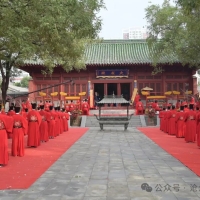 纪念孔子诞辰2577年活动在沧州文庙举行